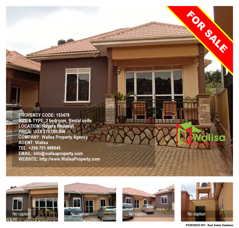 2 bedroom Rental units  for sale in Najjera Wakiso Uganda, code: 153478