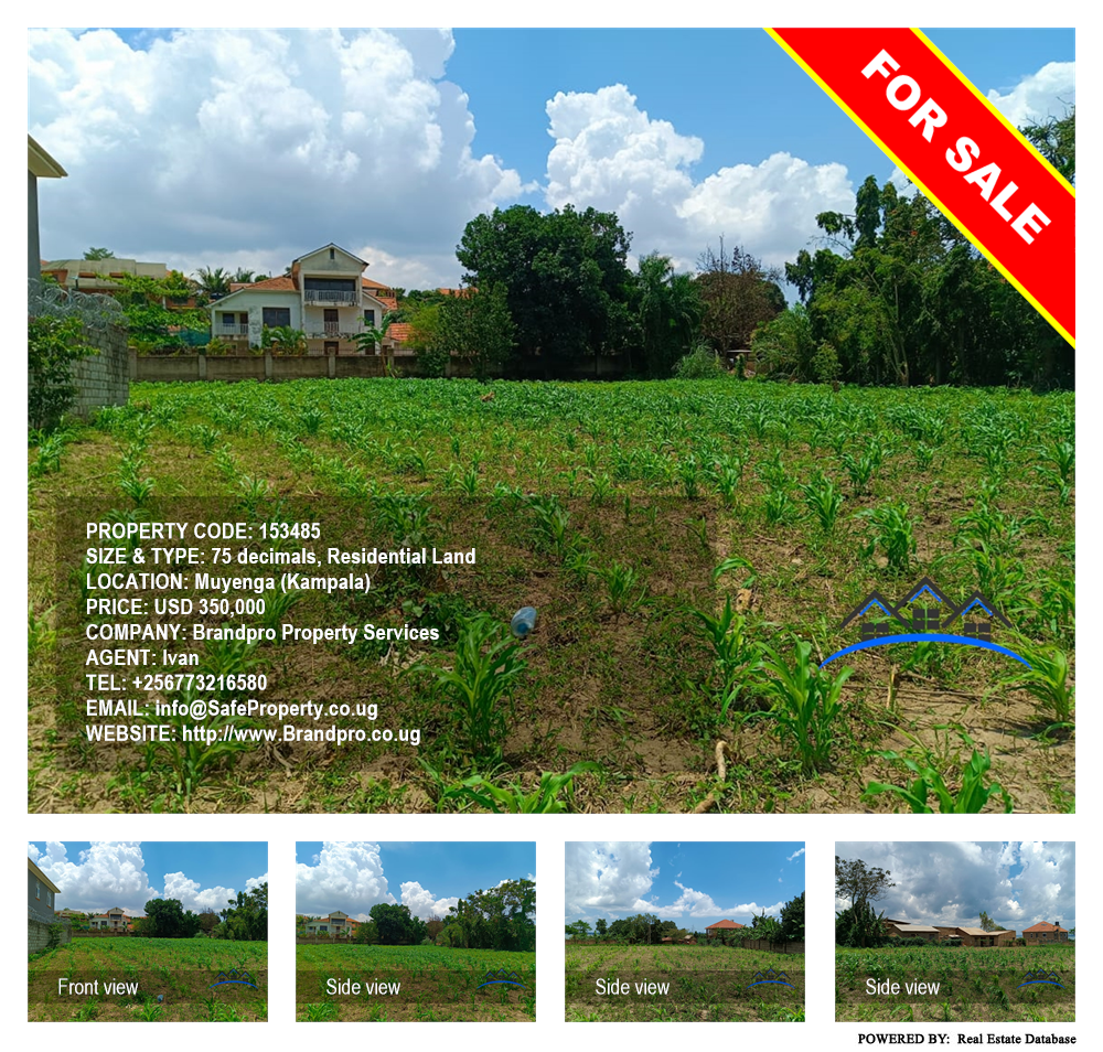 Residential Land  for sale in Muyenga Kampala Uganda, code: 153485