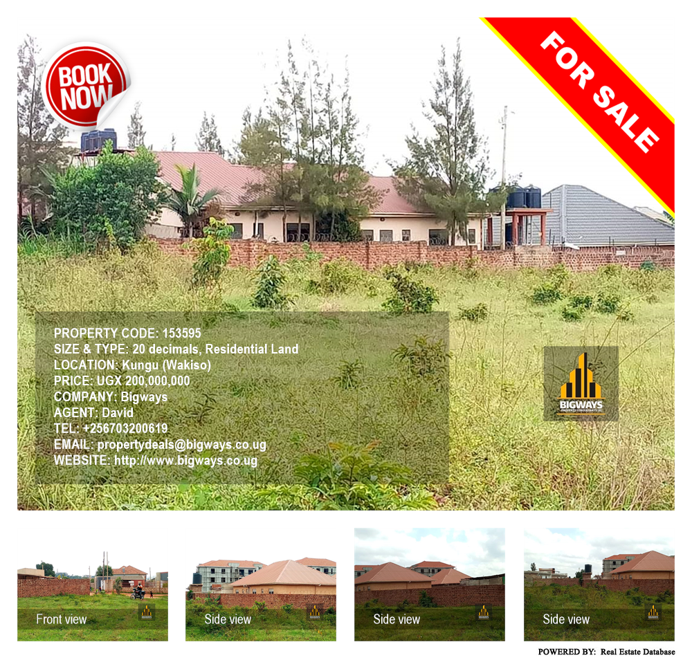 Residential Land  for sale in Kungu Wakiso Uganda, code: 153595