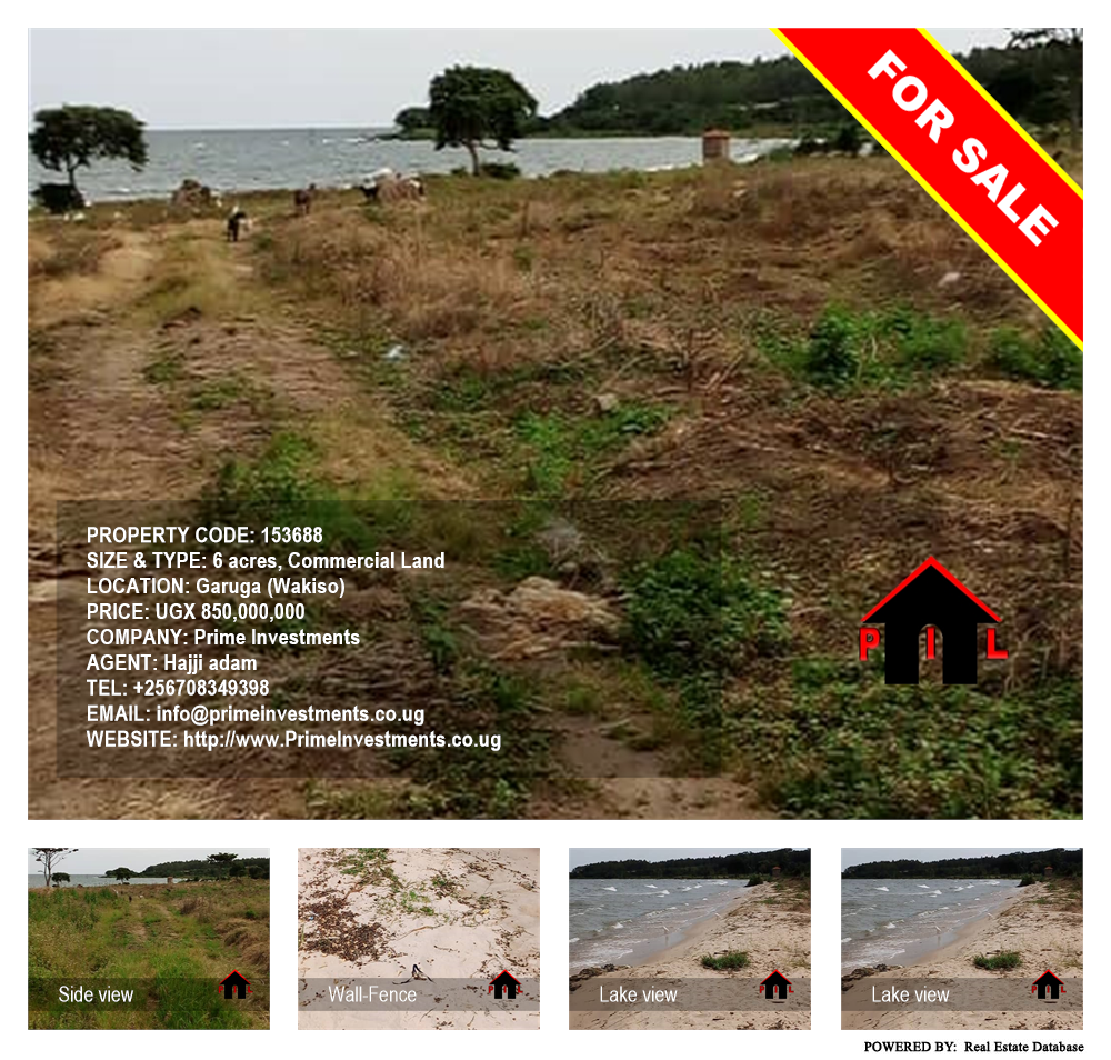 Commercial Land  for sale in Garuga Wakiso Uganda, code: 153688