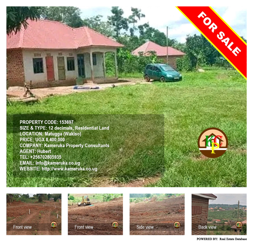 Residential Land  for sale in Matugga Wakiso Uganda, code: 153697