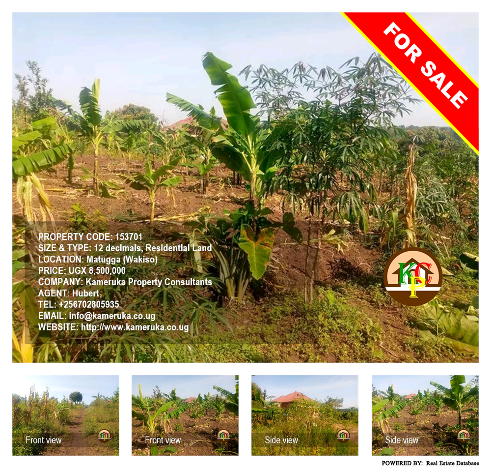 Residential Land  for sale in Matugga Wakiso Uganda, code: 153701