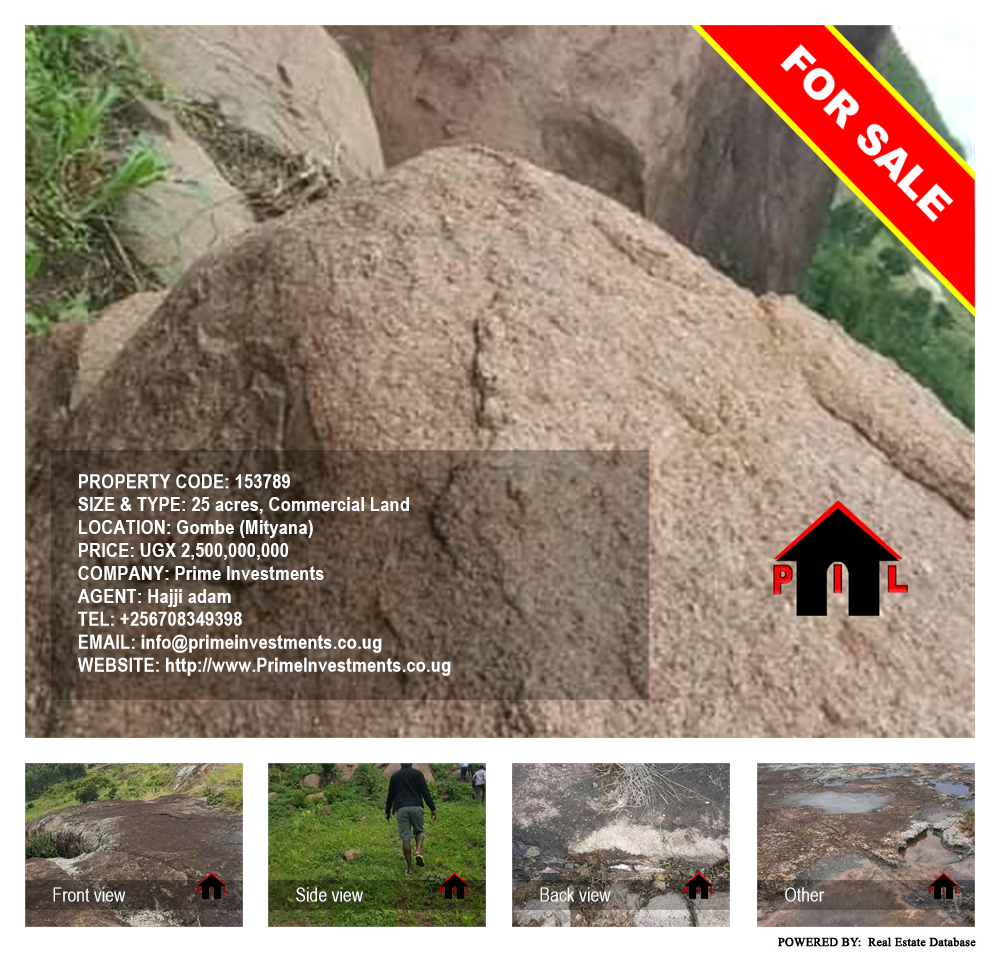 Commercial Land  for sale in Gombe Mityana Uganda, code: 153789