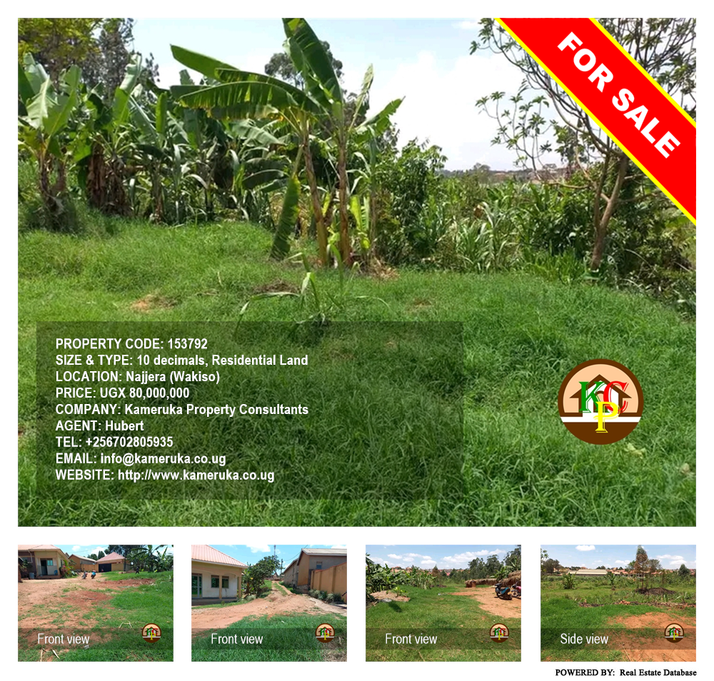 Residential Land  for sale in Najjera Wakiso Uganda, code: 153792