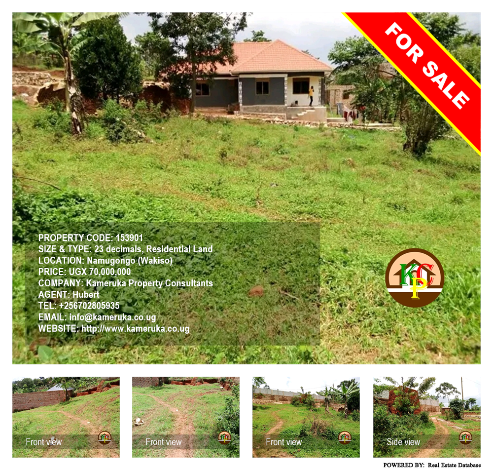 Residential Land  for sale in Namugongo Wakiso Uganda, code: 153901