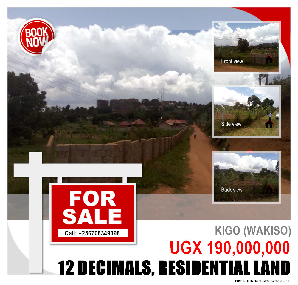 Residential Land  for sale in Kigo Wakiso Uganda, code: 153944