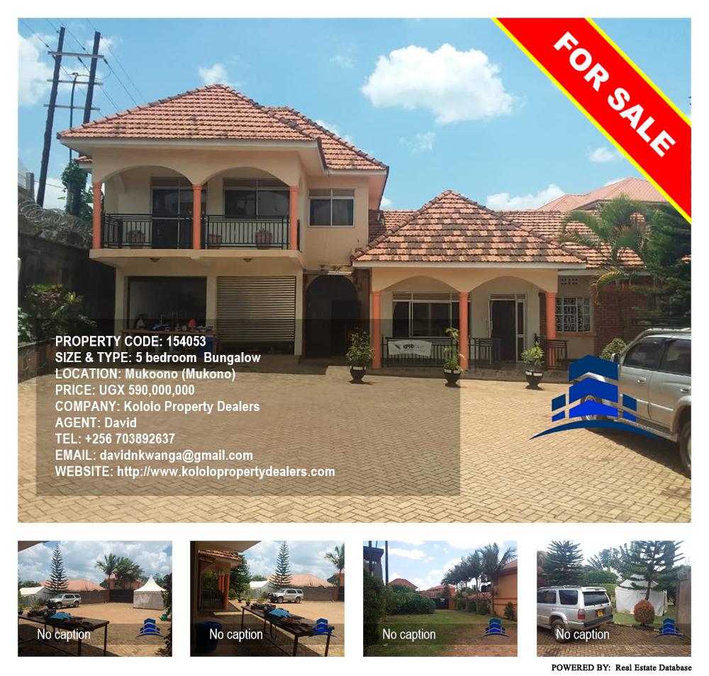 5 bedroom Bungalow  for sale in Mukoono Mukono Uganda, code: 154053