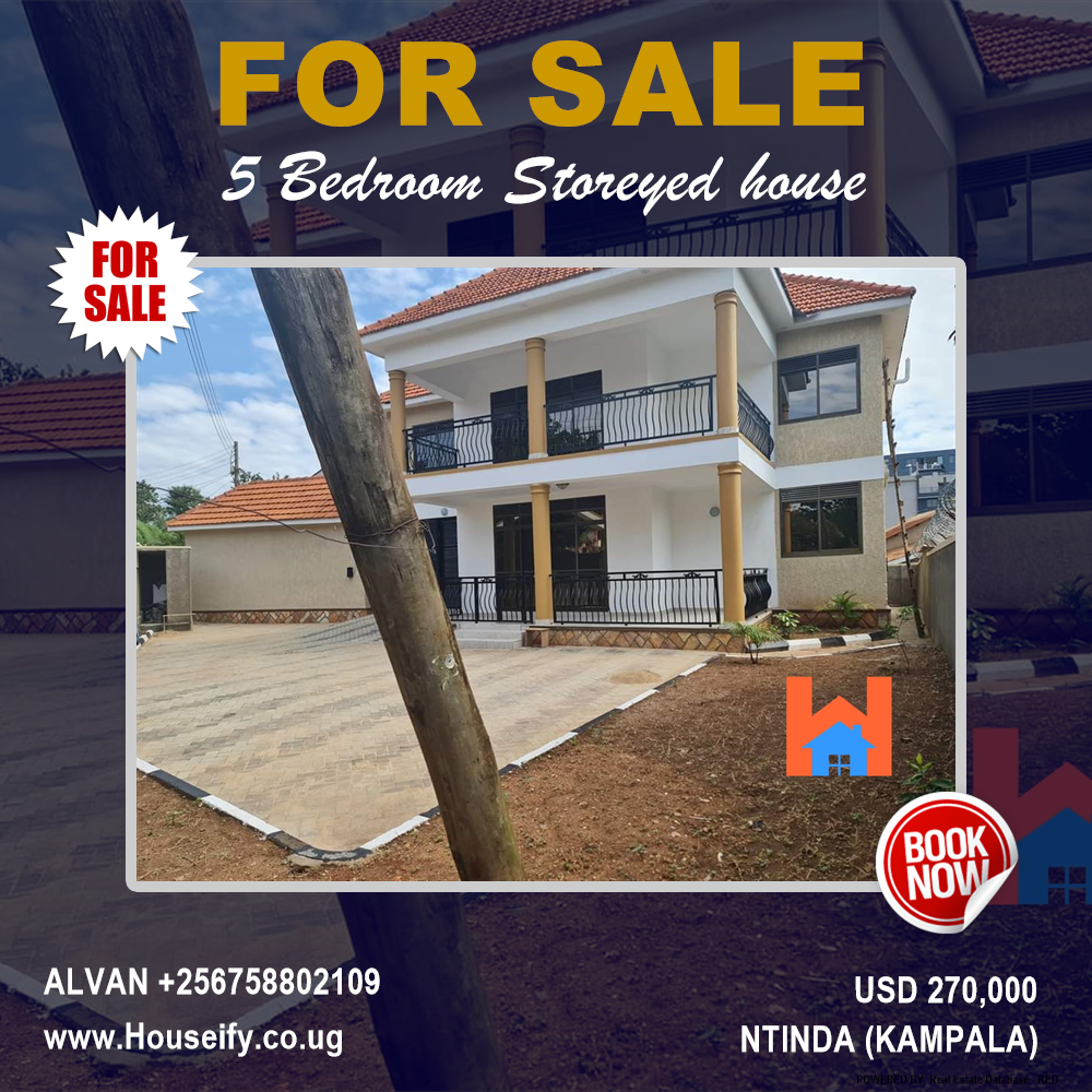 5 bedroom Storeyed house  for sale in Ntinda Kampala Uganda, code: 154064