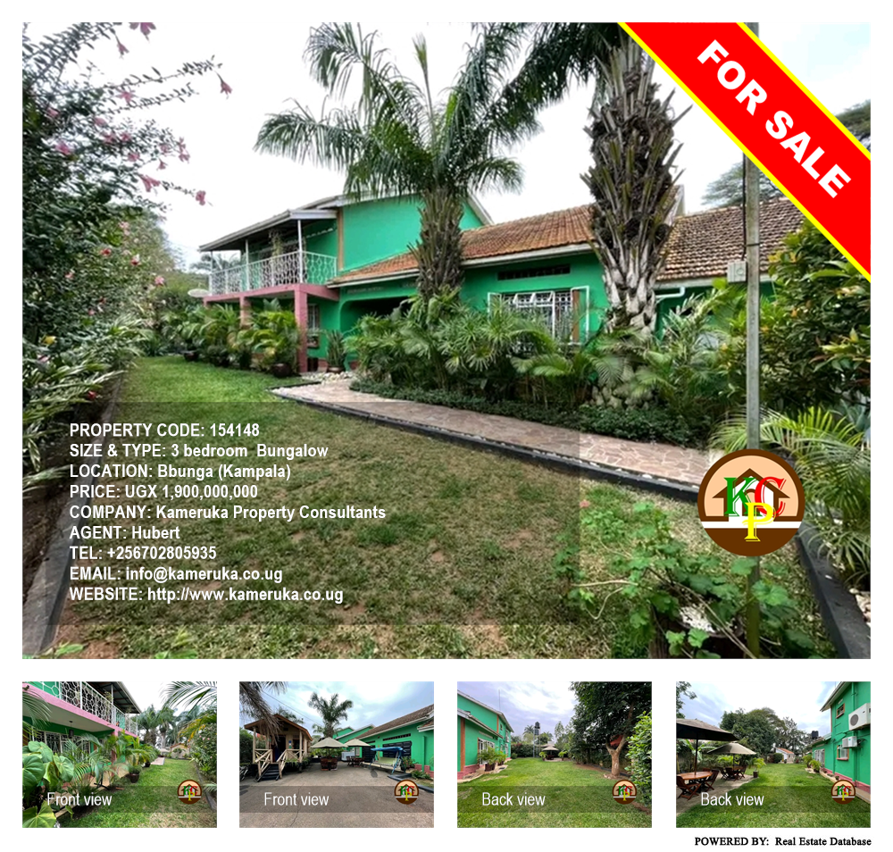 3 bedroom Bungalow  for sale in Bbunga Kampala Uganda, code: 154148