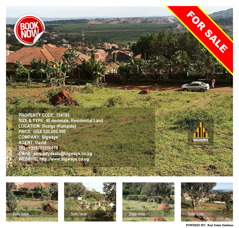 Residential Land  for sale in Buziga Kampala Uganda, code: 154185
