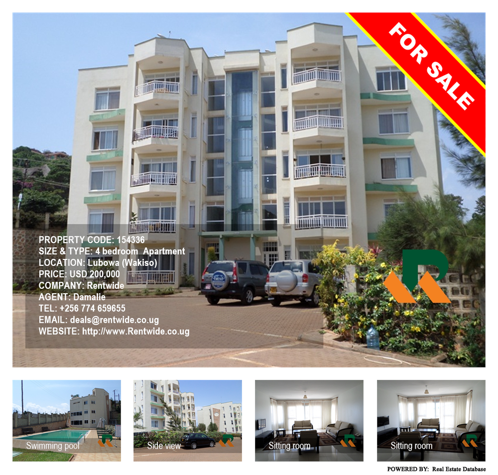 4 bedroom Apartment  for sale in Lubowa Wakiso Uganda, code: 154336