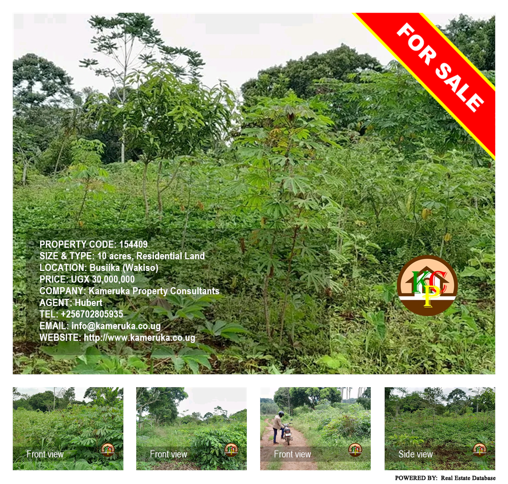 Residential Land  for sale in Busiika Wakiso Uganda, code: 154409