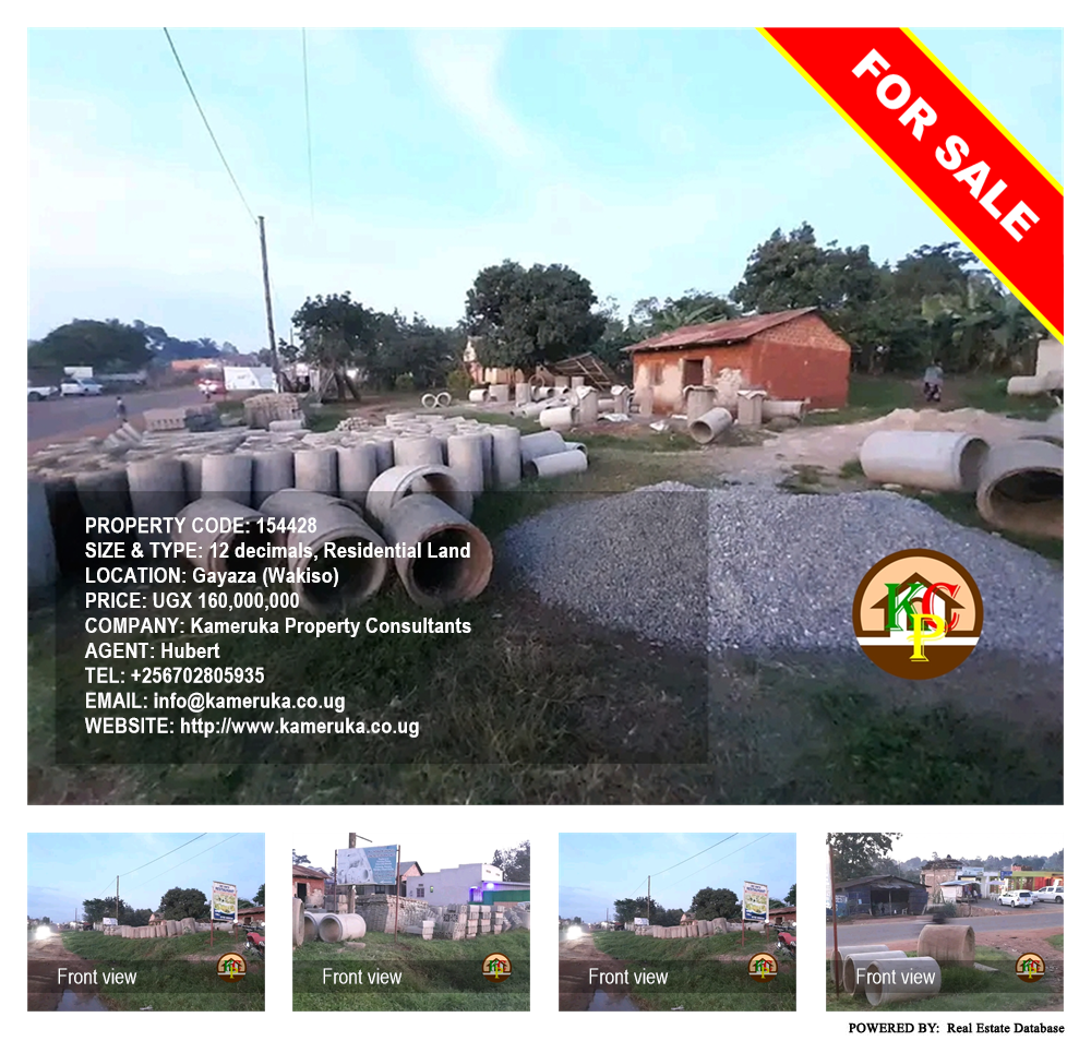 Residential Land  for sale in Gayaza Wakiso Uganda, code: 154428