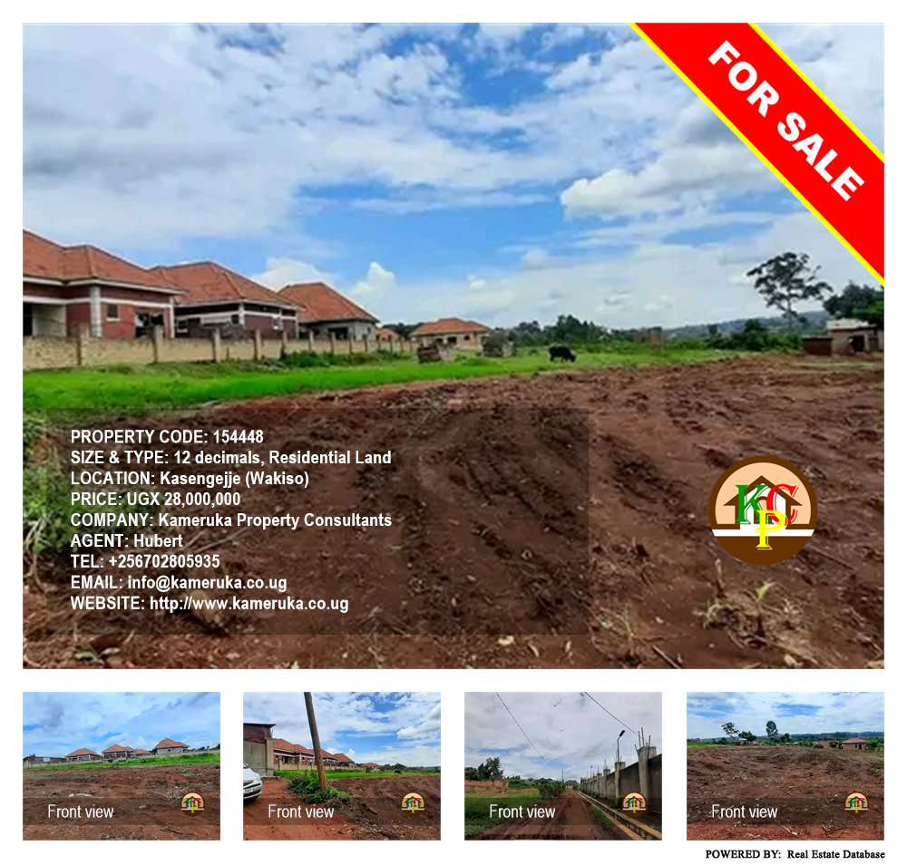 Residential Land  for sale in Kasengejje Wakiso Uganda, code: 154448