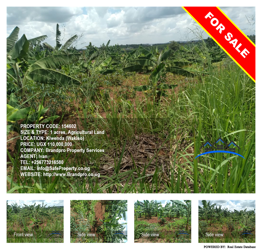 Agricultural Land  for sale in Kiwenda Wakiso Uganda, code: 154602