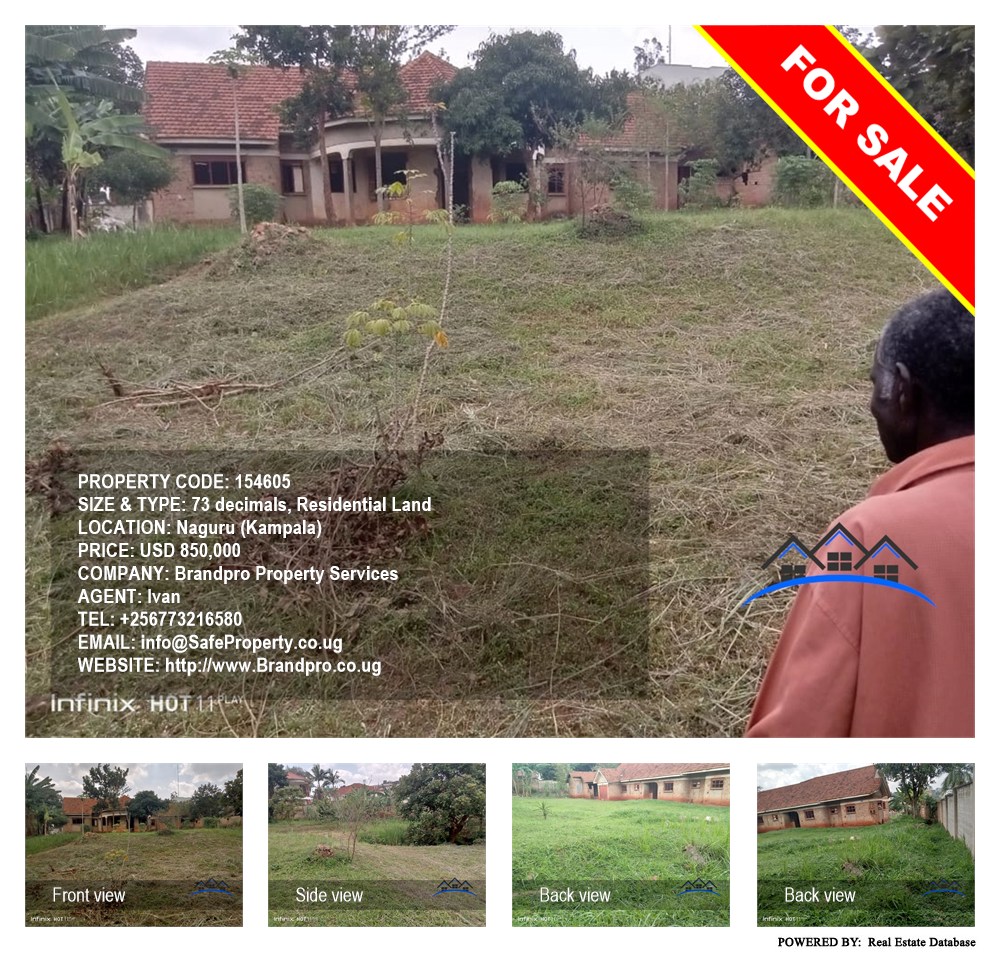 Residential Land  for sale in Naguru Kampala Uganda, code: 154605