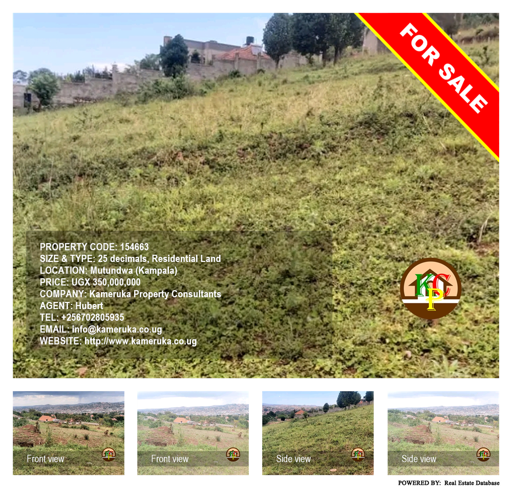 Residential Land  for sale in Mutundwa Kampala Uganda, code: 154663