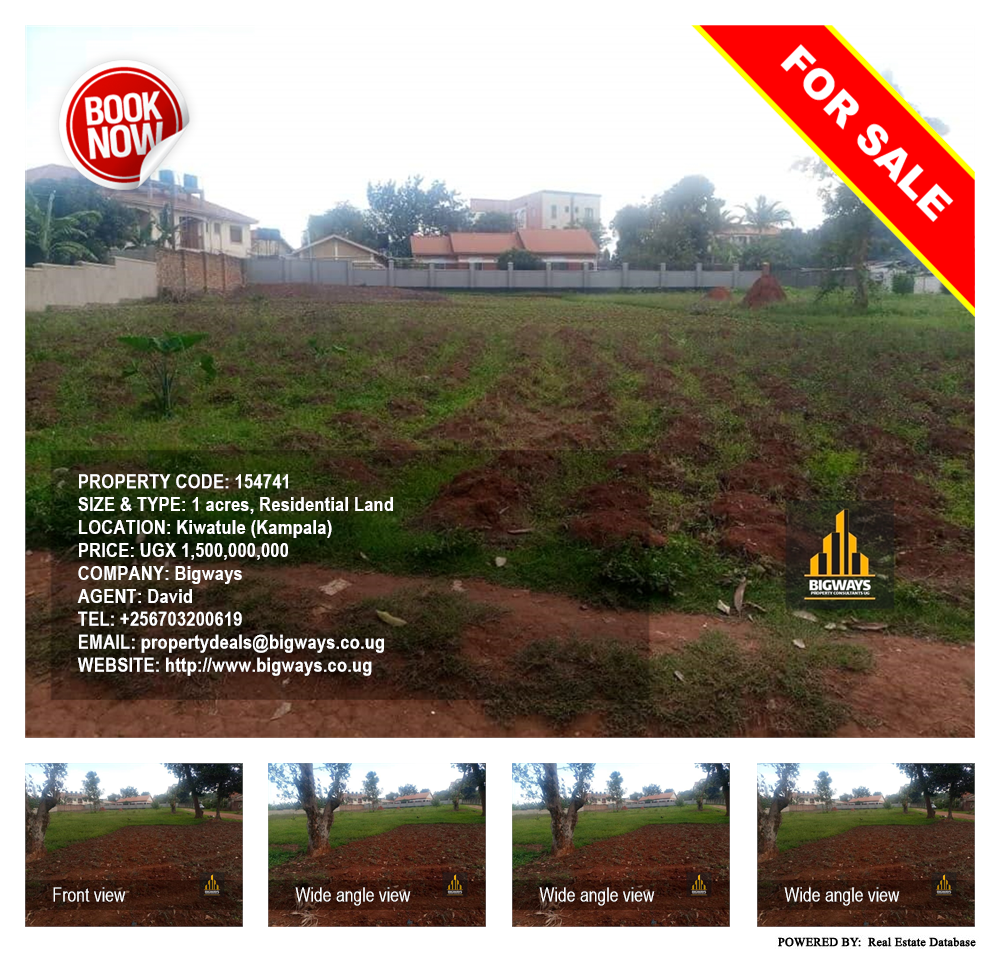 Residential Land  for sale in Kiwaatule Kampala Uganda, code: 154741