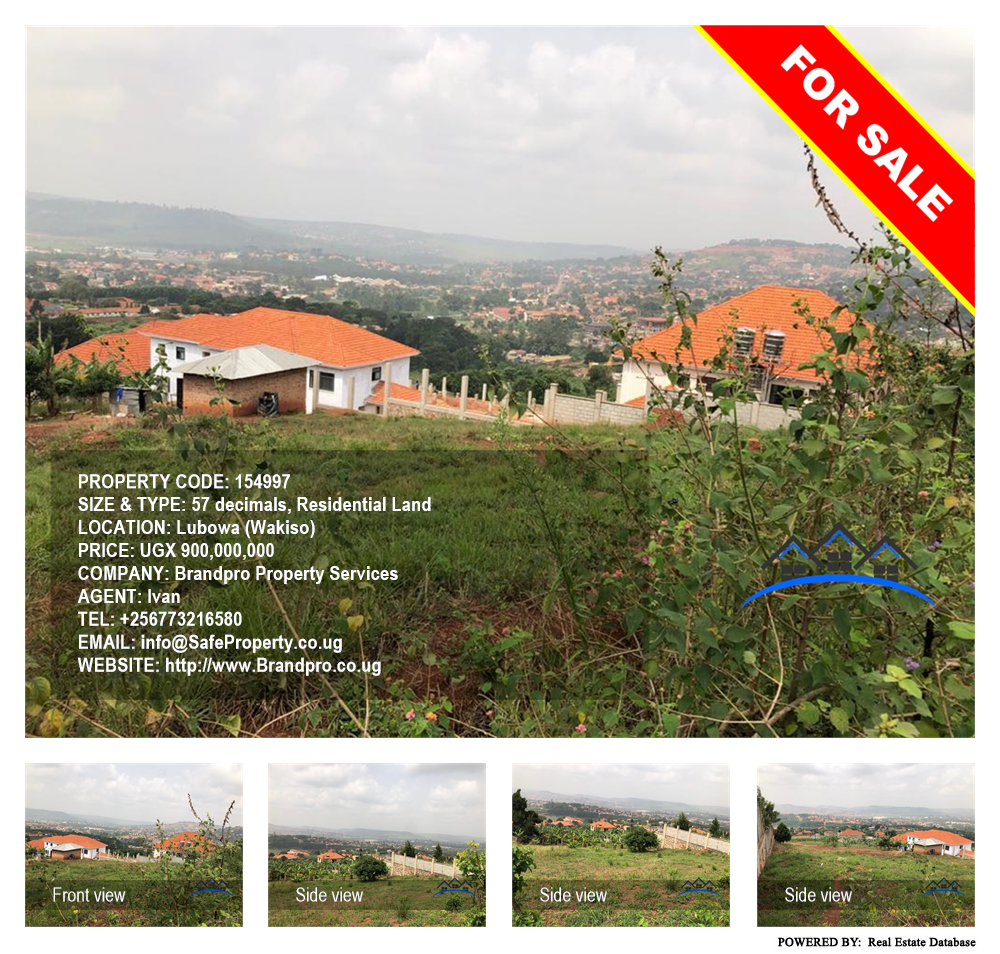 Residential Land  for sale in Lubowa Wakiso Uganda, code: 154997