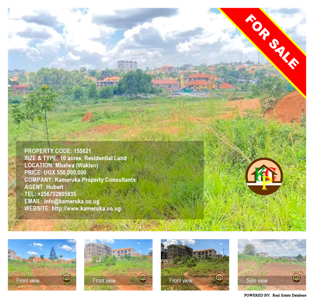 Residential Land  for sale in Mbalwa Wakiso Uganda, code: 155021
