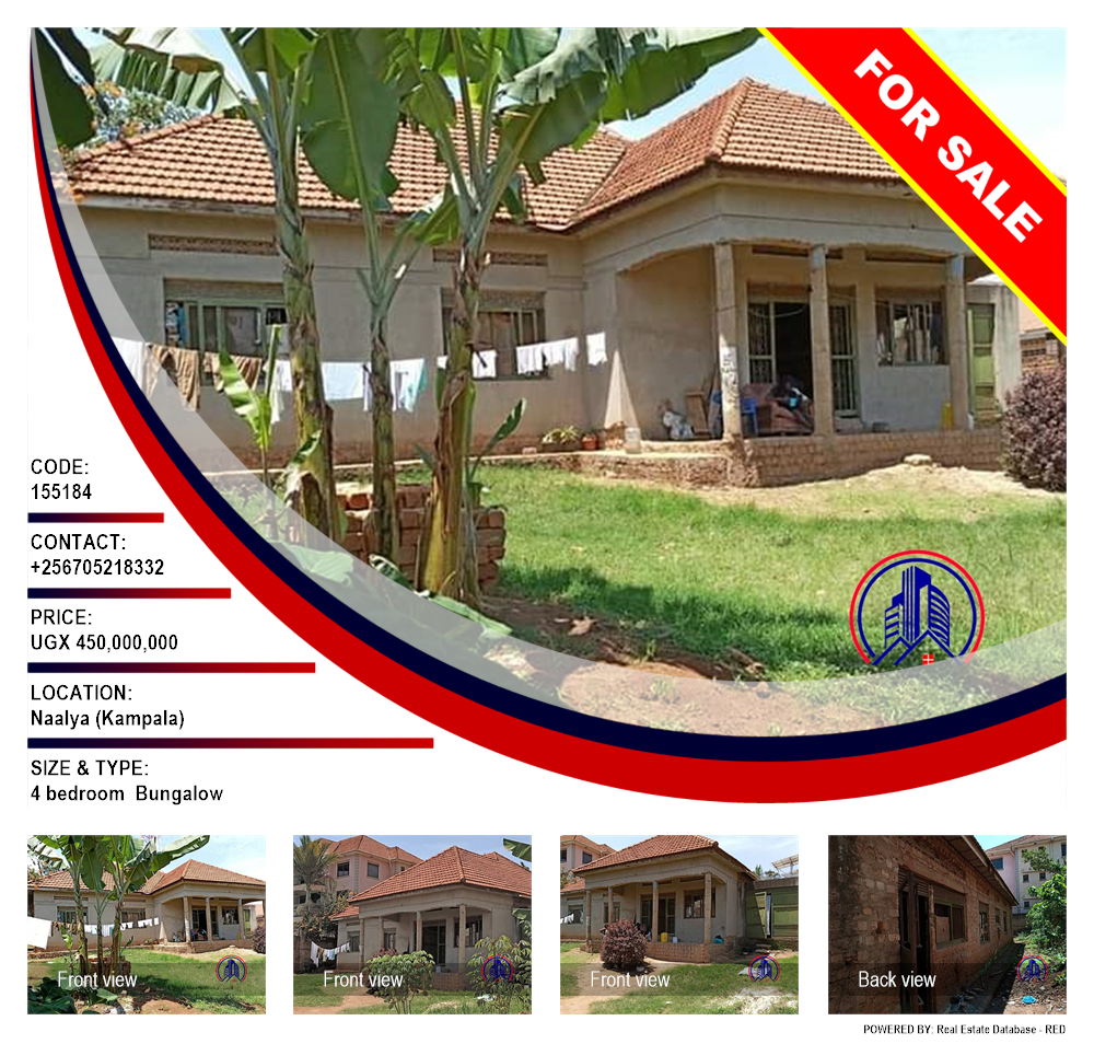 4 bedroom Bungalow  for sale in Naalya Kampala Uganda, code: 155184