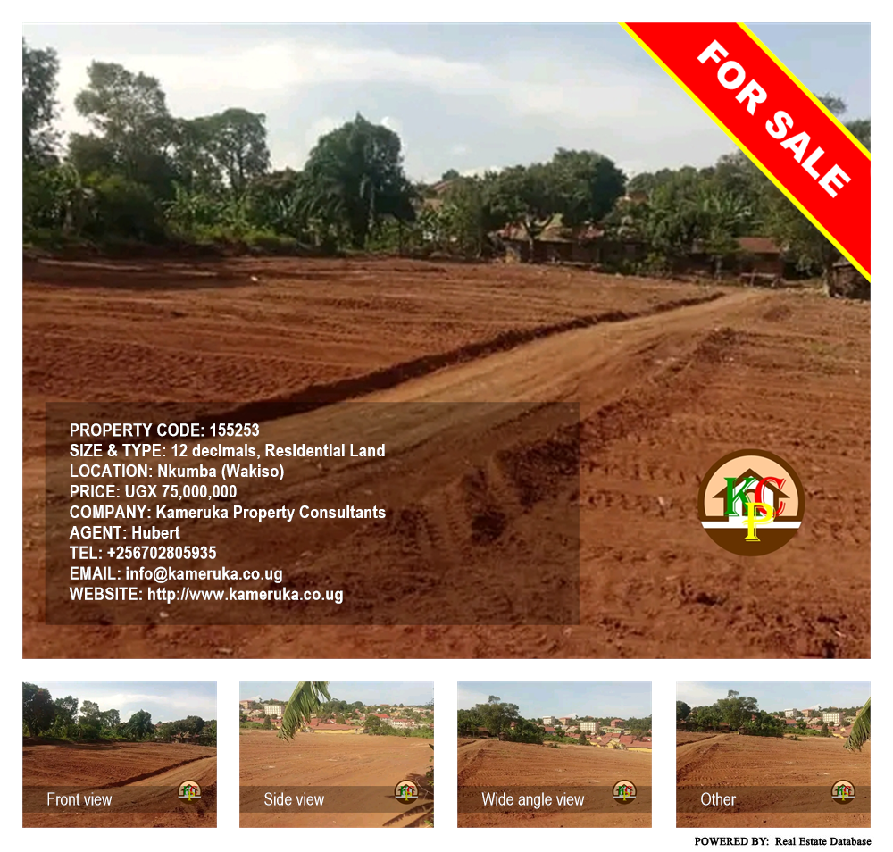 Residential Land  for sale in Nkumba Wakiso Uganda, code: 155253