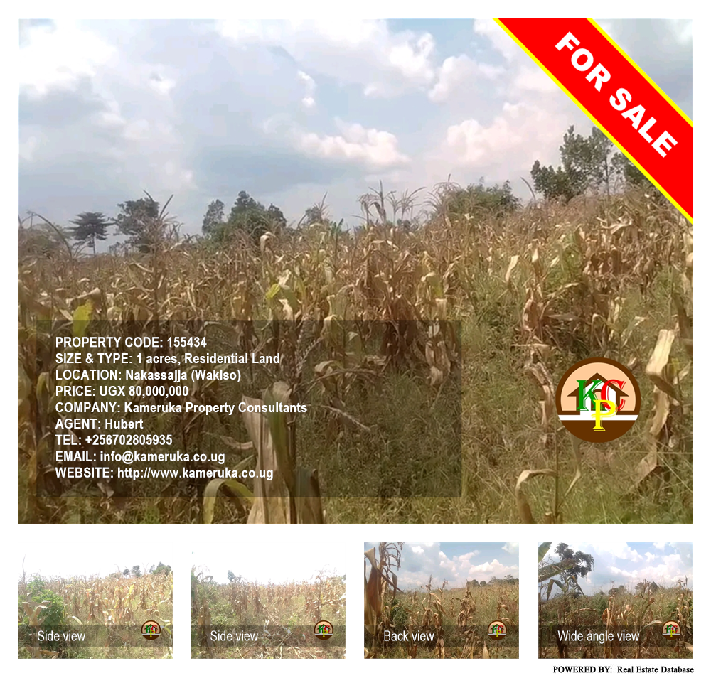 Residential Land  for sale in Nakassajja Wakiso Uganda, code: 155434