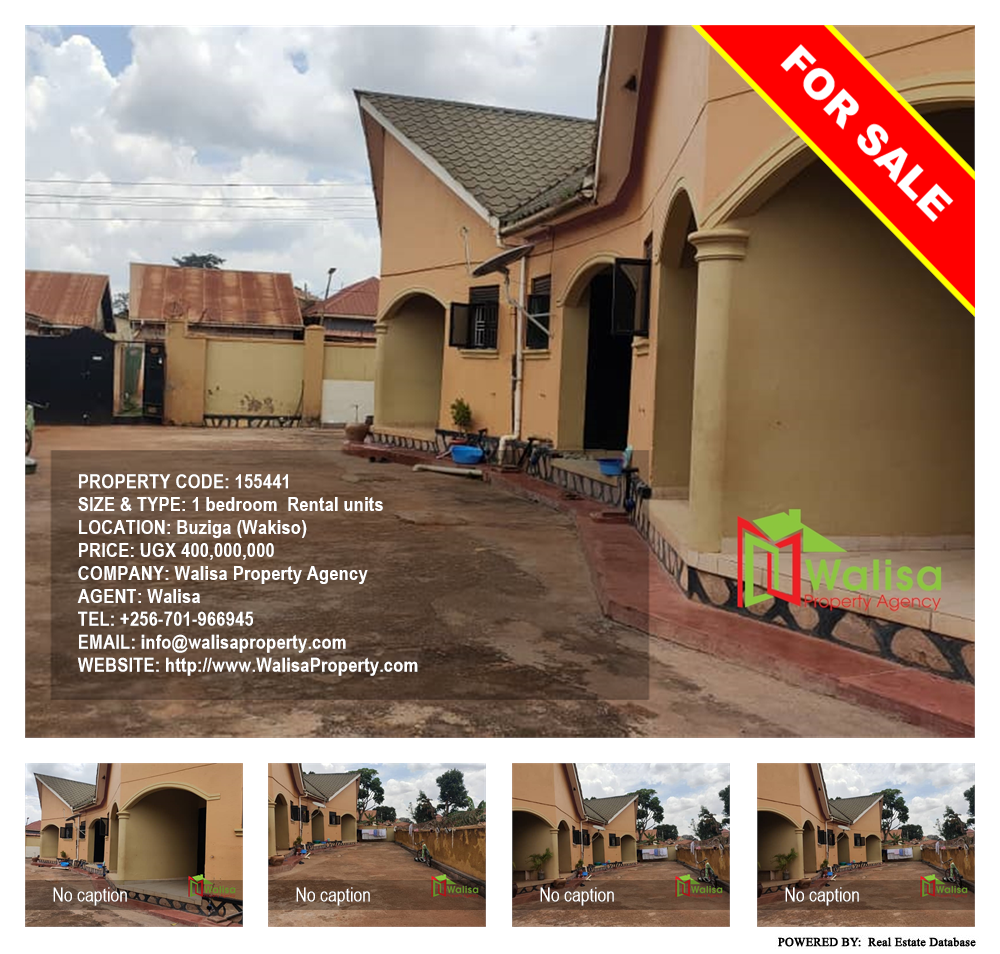 1 bedroom Rental units  for sale in Buziga Wakiso Uganda, code: 155441