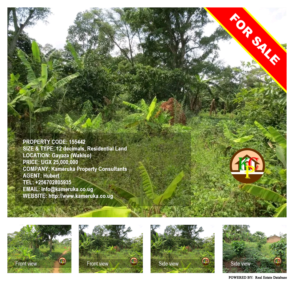 Residential Land  for sale in Gayaza Wakiso Uganda, code: 155442