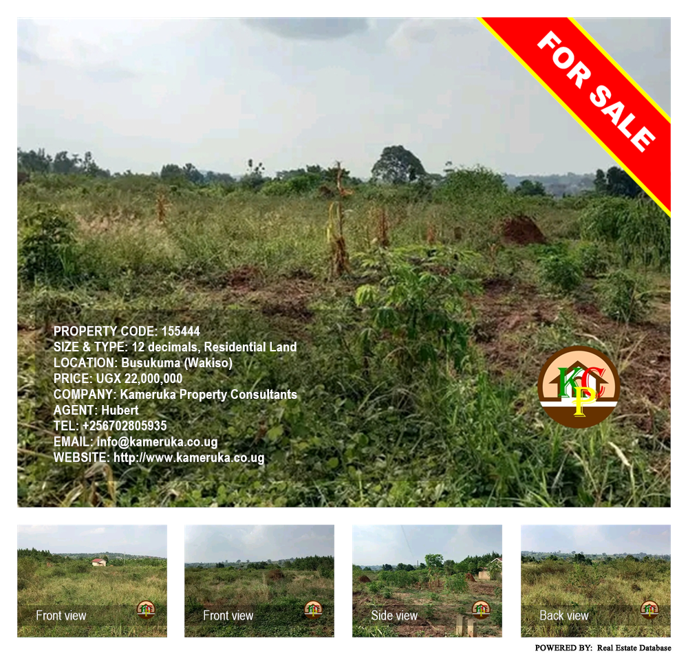 Residential Land  for sale in Busukuma Wakiso Uganda, code: 155444