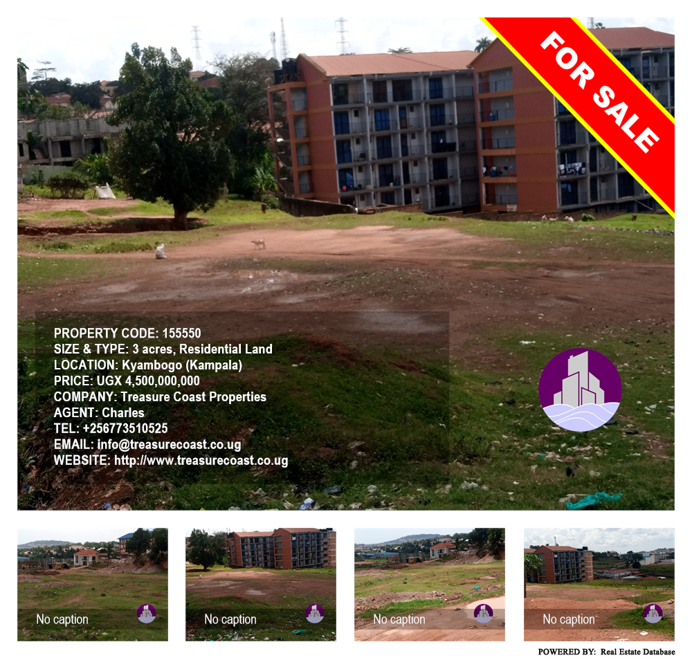 Residential Land  for sale in Kyambogo Kampala Uganda, code: 155550