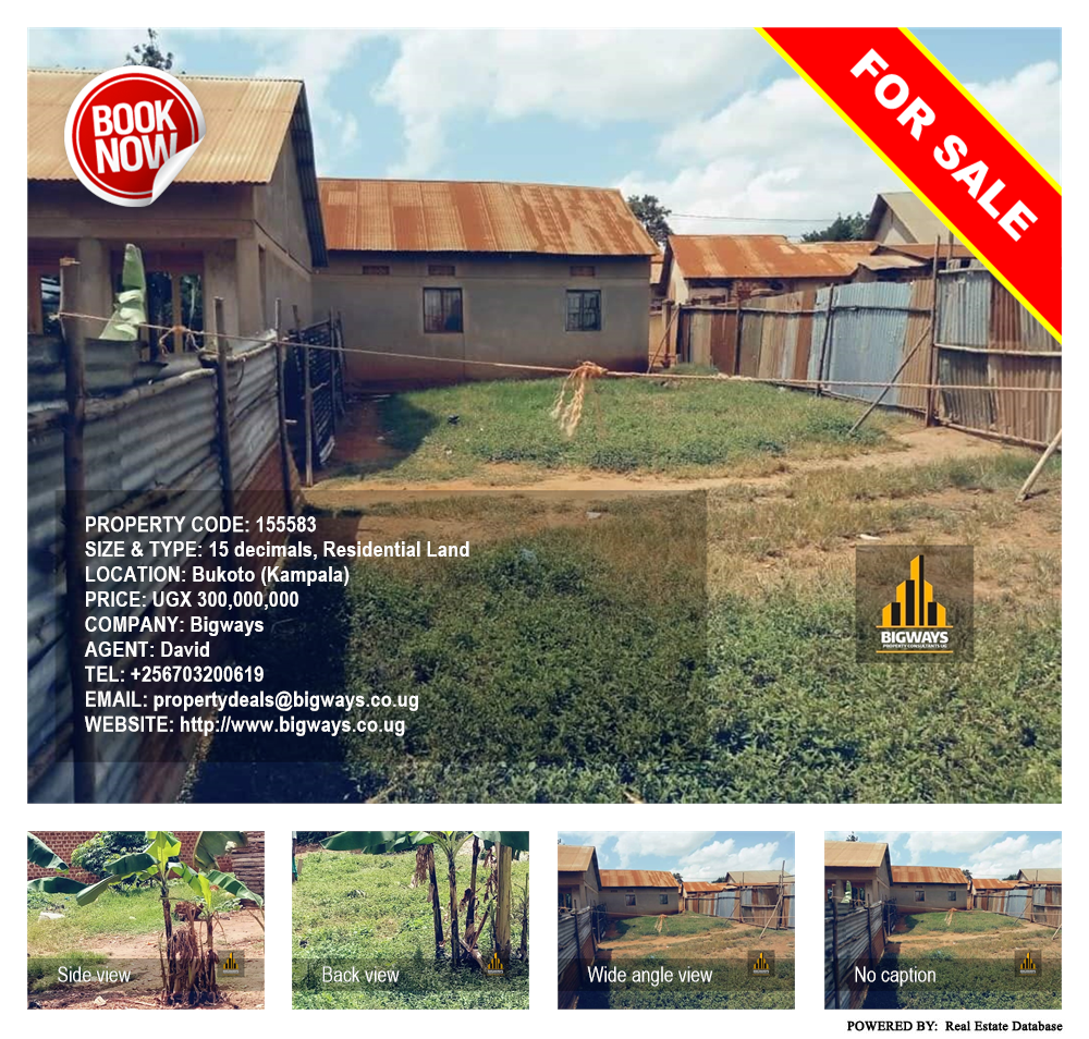 Residential Land  for sale in Bukoto Kampala Uganda, code: 155583