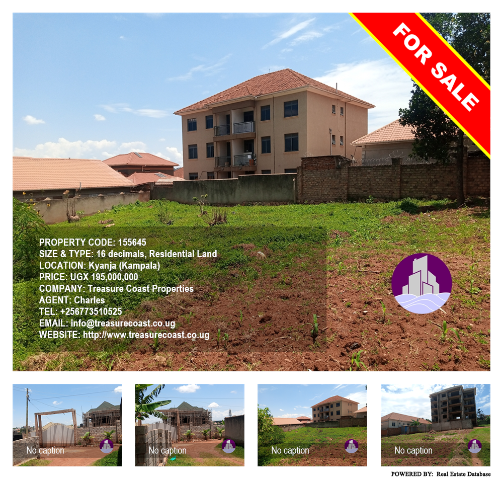 Residential Land  for sale in Kyanja Kampala Uganda, code: 155645