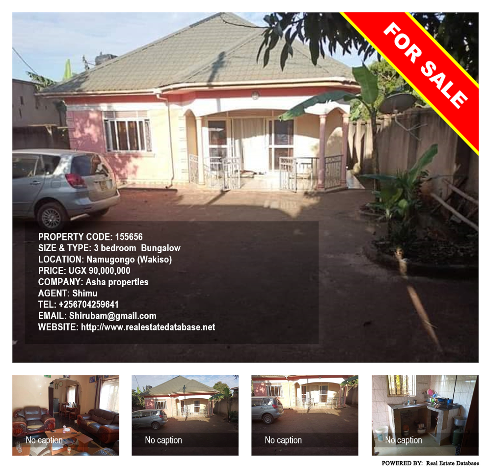 3 bedroom Bungalow  for sale in Namugongo Wakiso Uganda, code: 155656