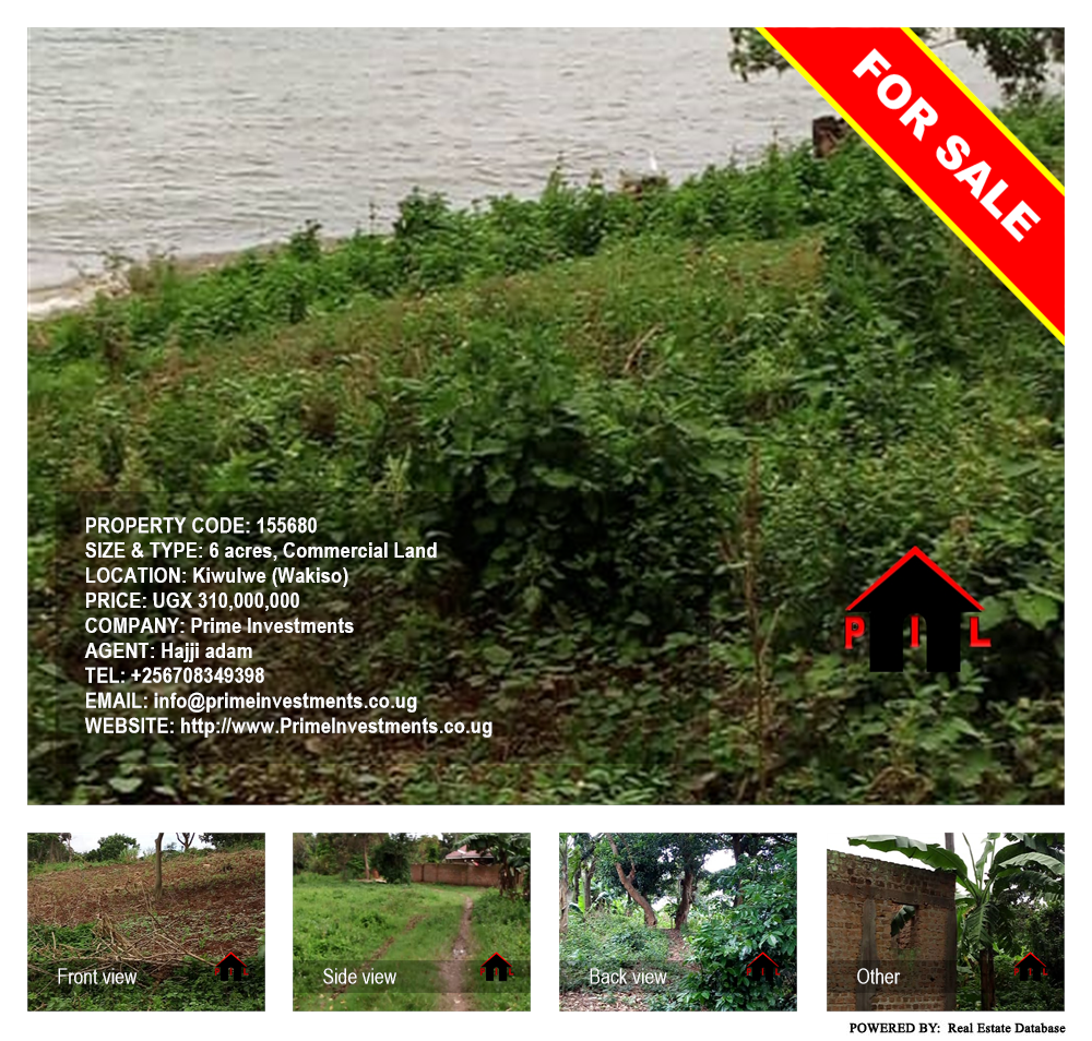 Commercial Land  for sale in Kiwulwe Wakiso Uganda, code: 155680