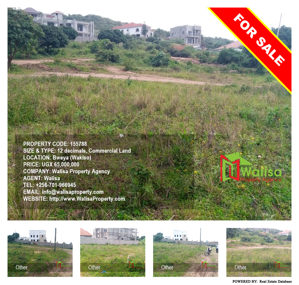 Commercial Land  for sale in Bweya Wakiso Uganda, code: 155788