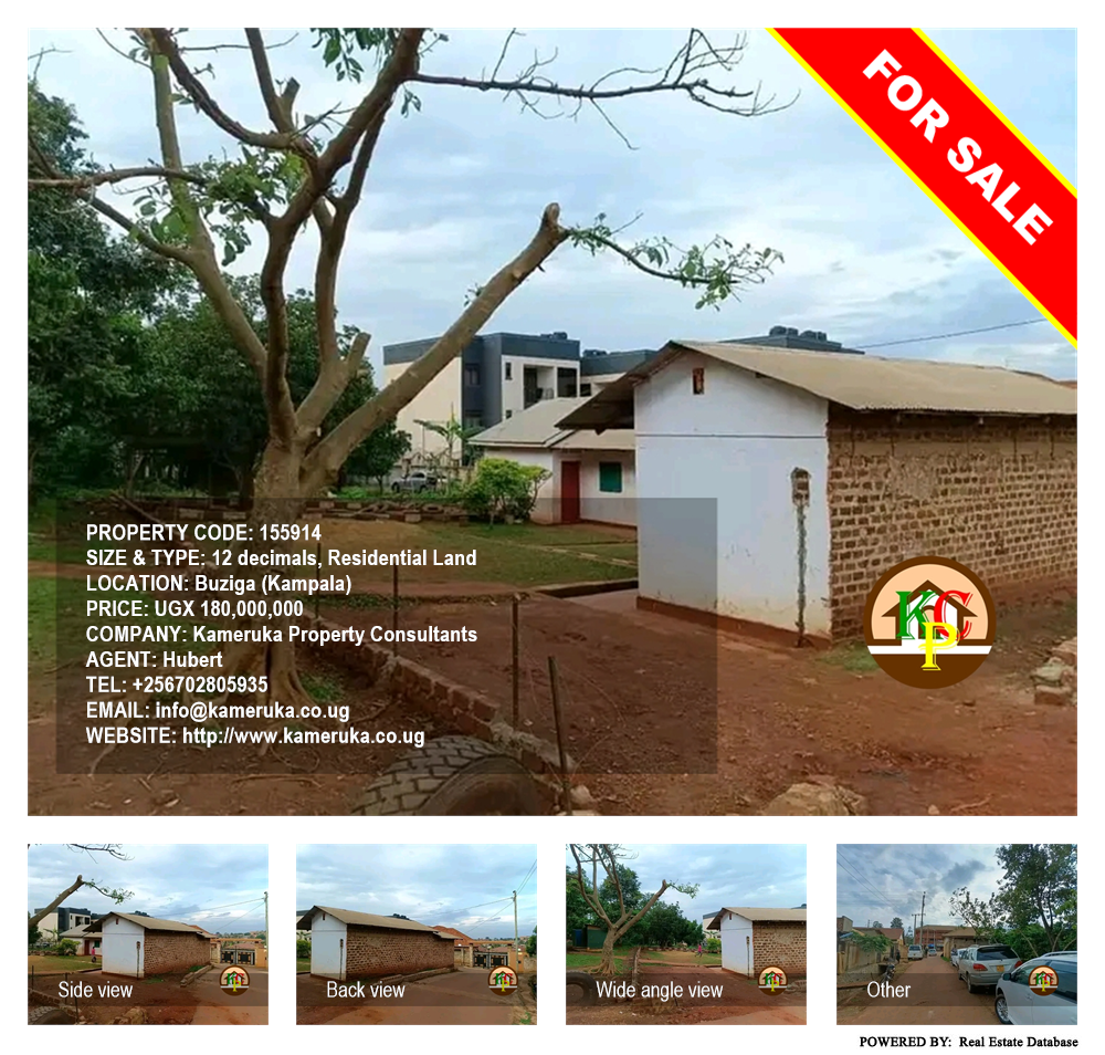 Residential Land  for sale in Buziga Kampala Uganda, code: 155914