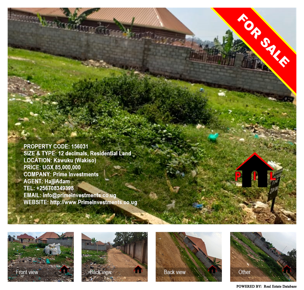 Residential Land  for sale in Kawuku Wakiso Uganda, code: 156031