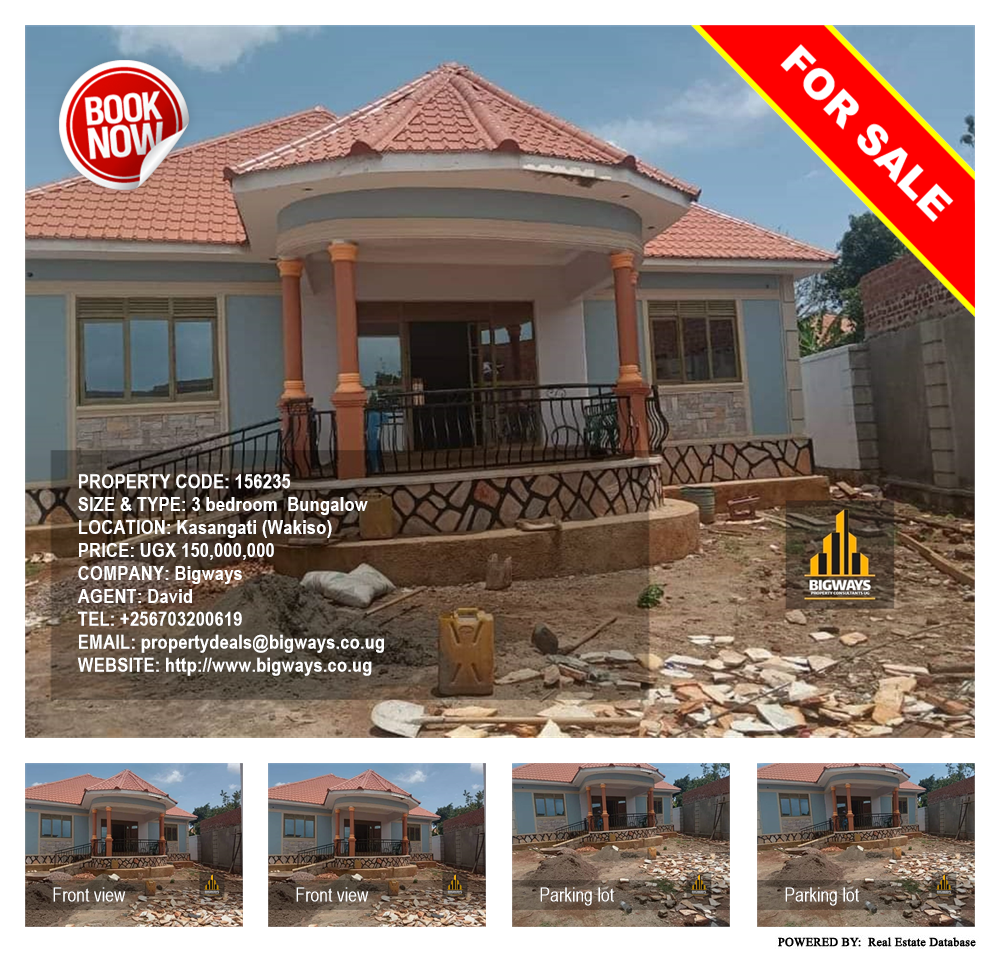 3 bedroom Bungalow  for sale in Kasangati Wakiso Uganda, code: 156235