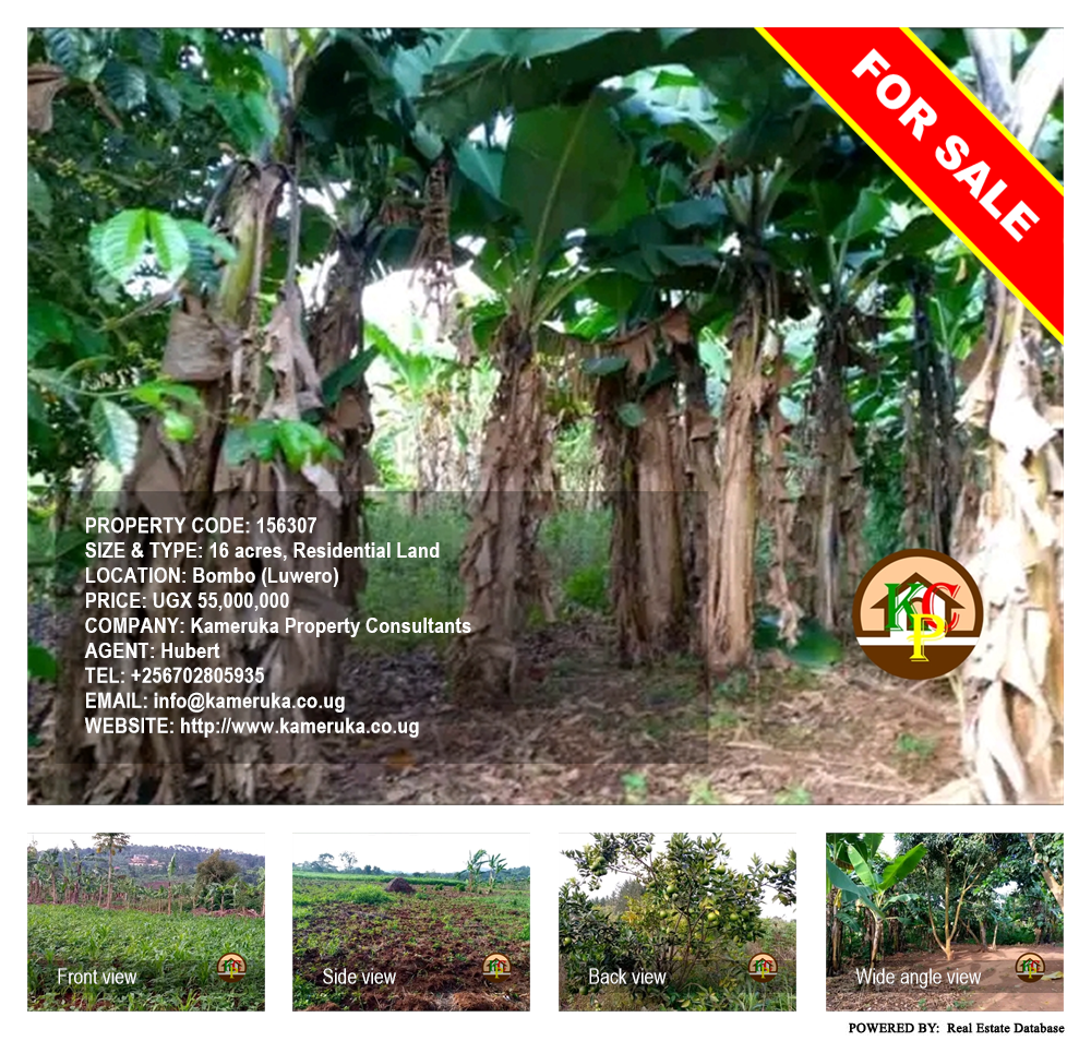 Residential Land  for sale in Bombo Luweero Uganda, code: 156307