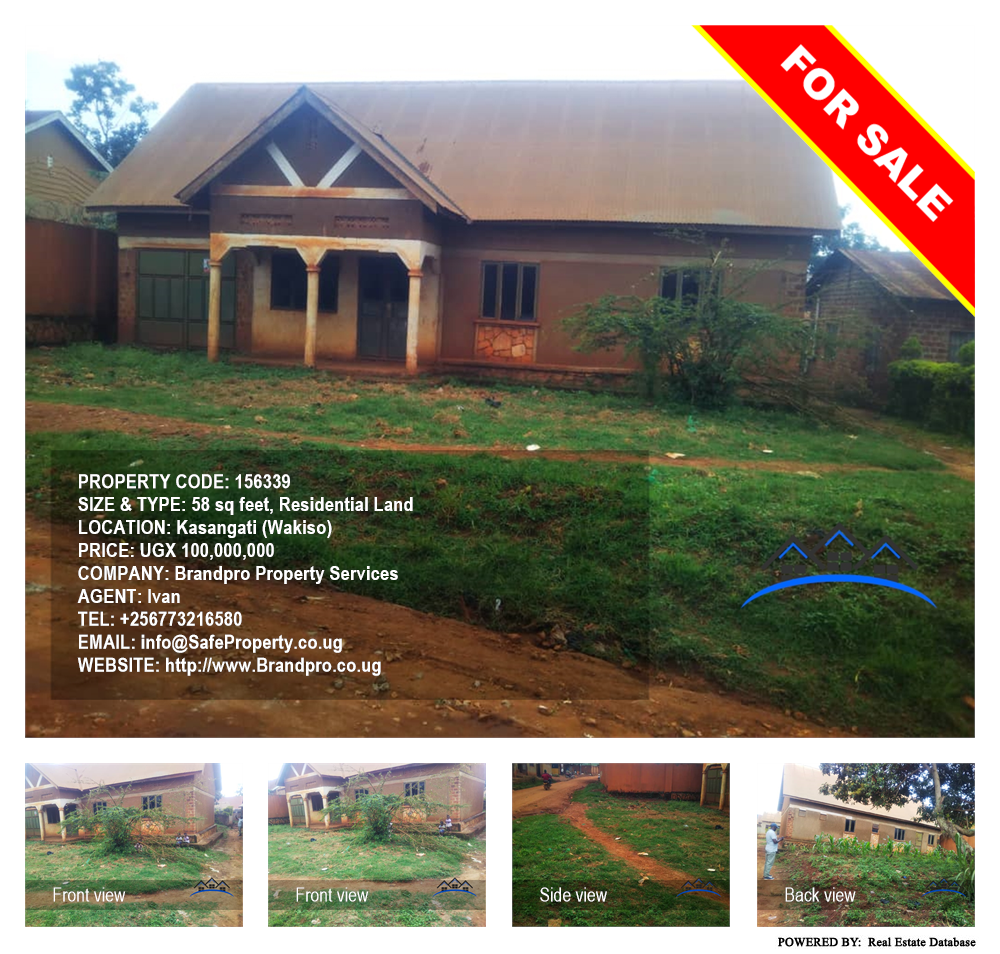 Residential Land  for sale in Kasangati Wakiso Uganda, code: 156339