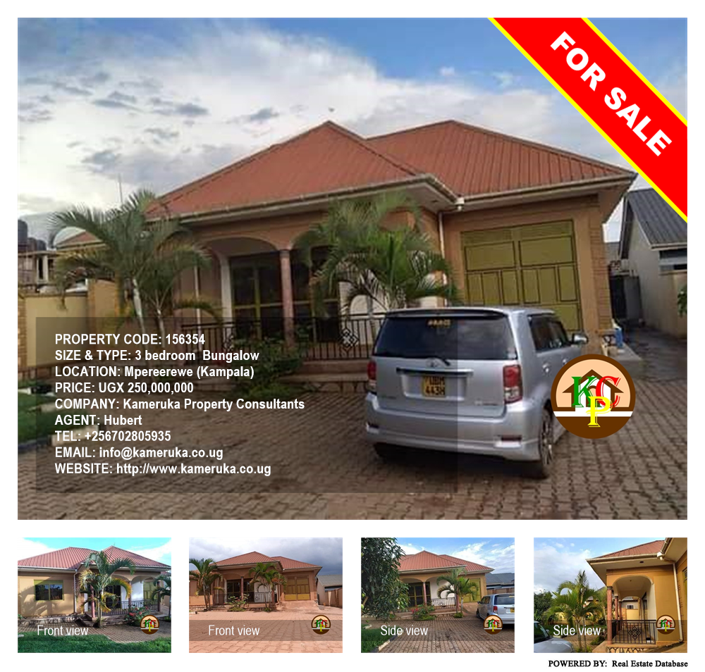 3 bedroom Bungalow  for sale in Mpereerewe Kampala Uganda, code: 156354