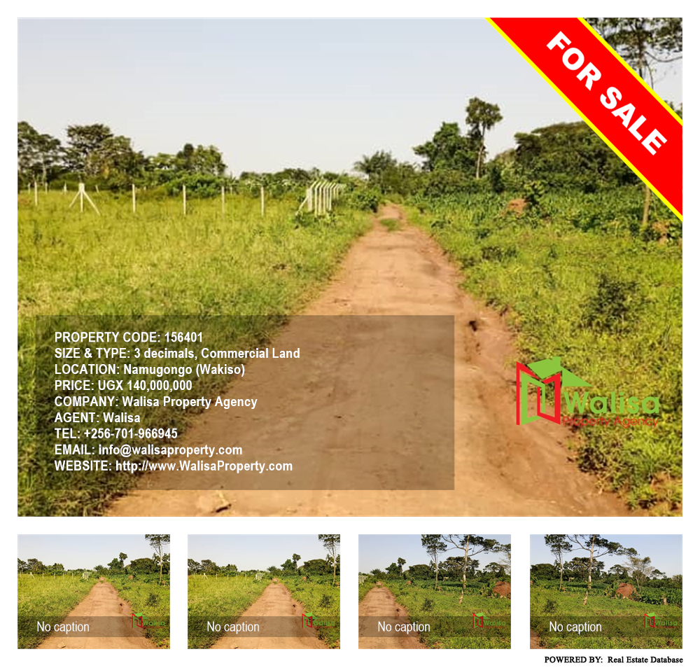 Commercial Land  for sale in Namugongo Wakiso Uganda, code: 156401