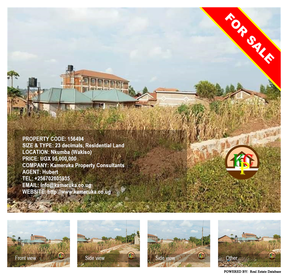 Residential Land  for sale in Nkumba Wakiso Uganda, code: 156494