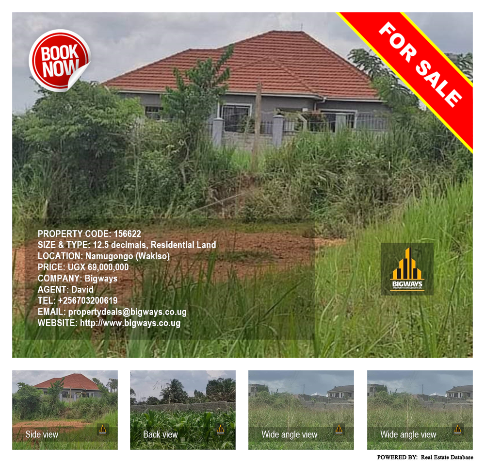 Residential Land  for sale in Namugongo Wakiso Uganda, code: 156622