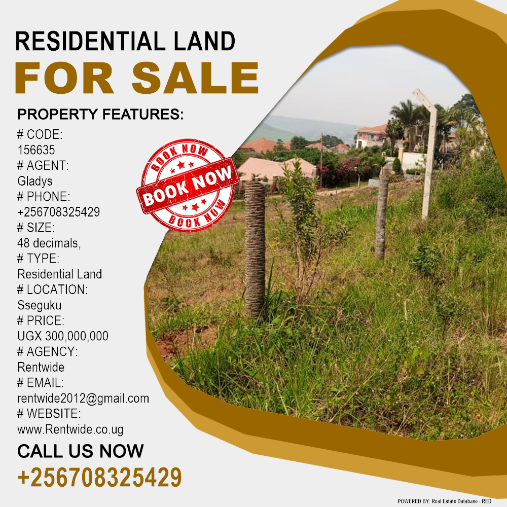 Residential Land  for sale in Seguku Wakiso Uganda, code: 156635
