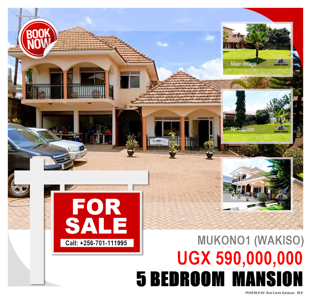 5 bedroom Mansion  for sale in Mukono1 Wakiso Uganda, code: 156693