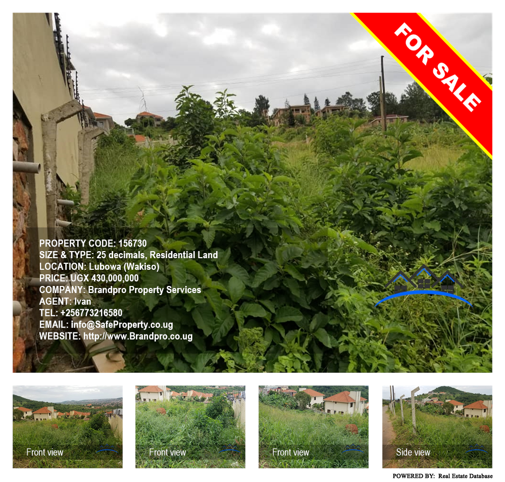 Residential Land  for sale in Lubowa Wakiso Uganda, code: 156730