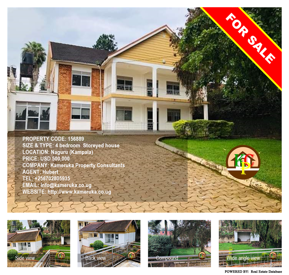 4 bedroom Storeyed house  for sale in Naguru Kampala Uganda, code: 156889