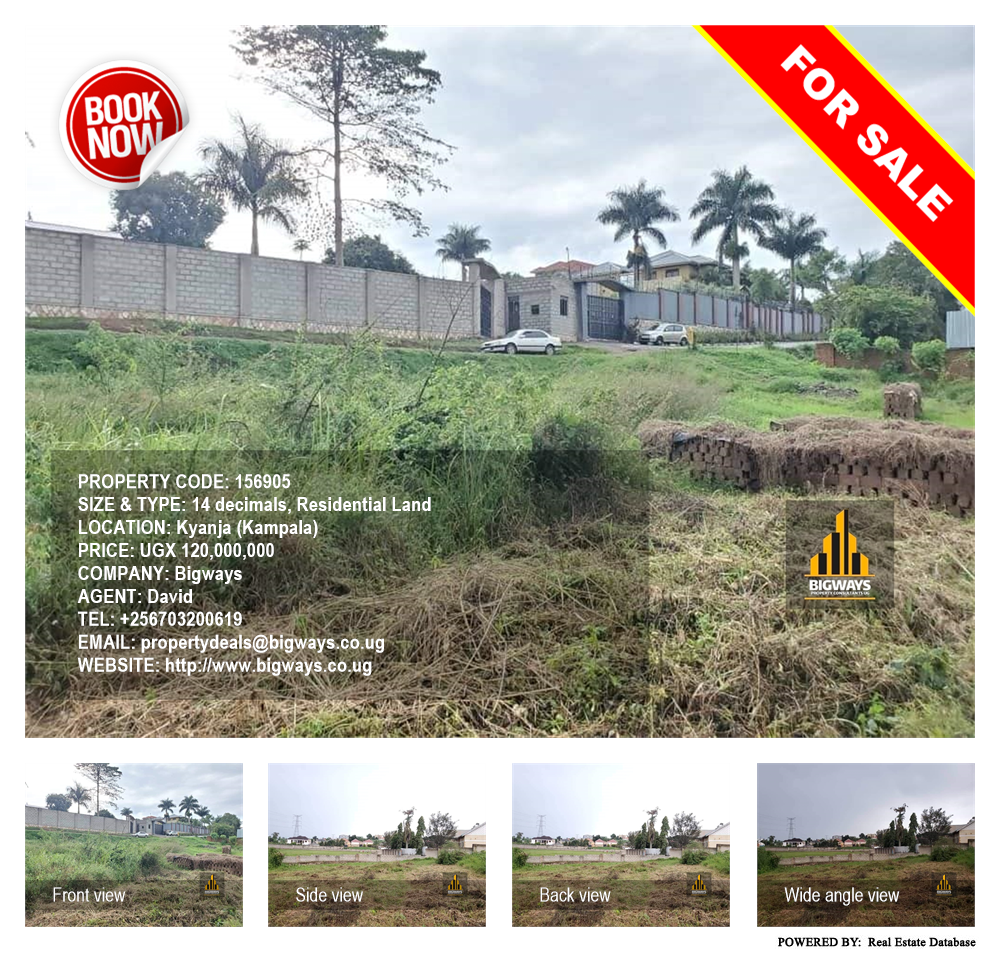 Residential Land  for sale in Kyanja Kampala Uganda, code: 156905